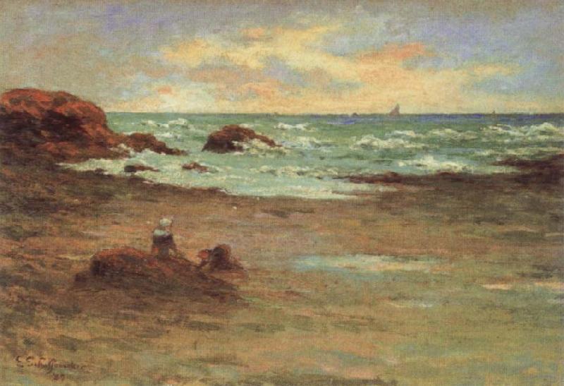 Emile Schuffenecker A Cove at Concarneau oil painting image